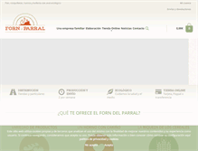 Tablet Screenshot of forndelparral.com